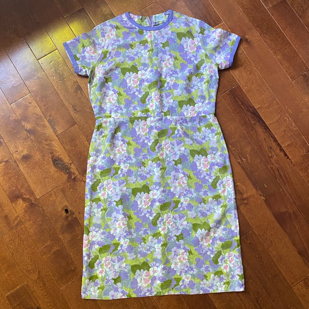 Vintage Linen Dress Sz 20